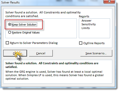 Excel Solver Found a Solution for GARCH(1,1) calibration